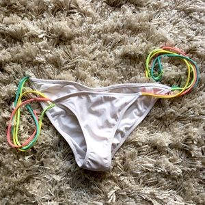 Victoria’s Secret White Scrunch Butt Bikini Bottom